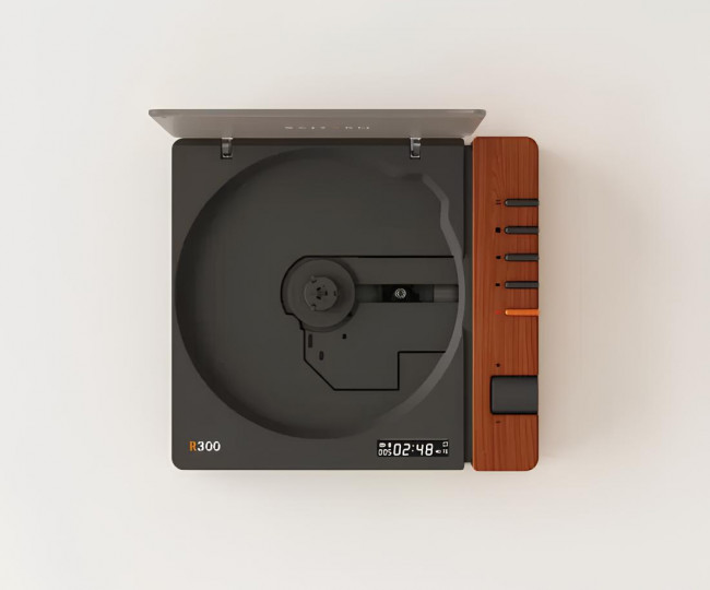 Портативний CD-плеєр у мінімалістичному ретро-дизайні Syitren R300 Minimalist CD Player